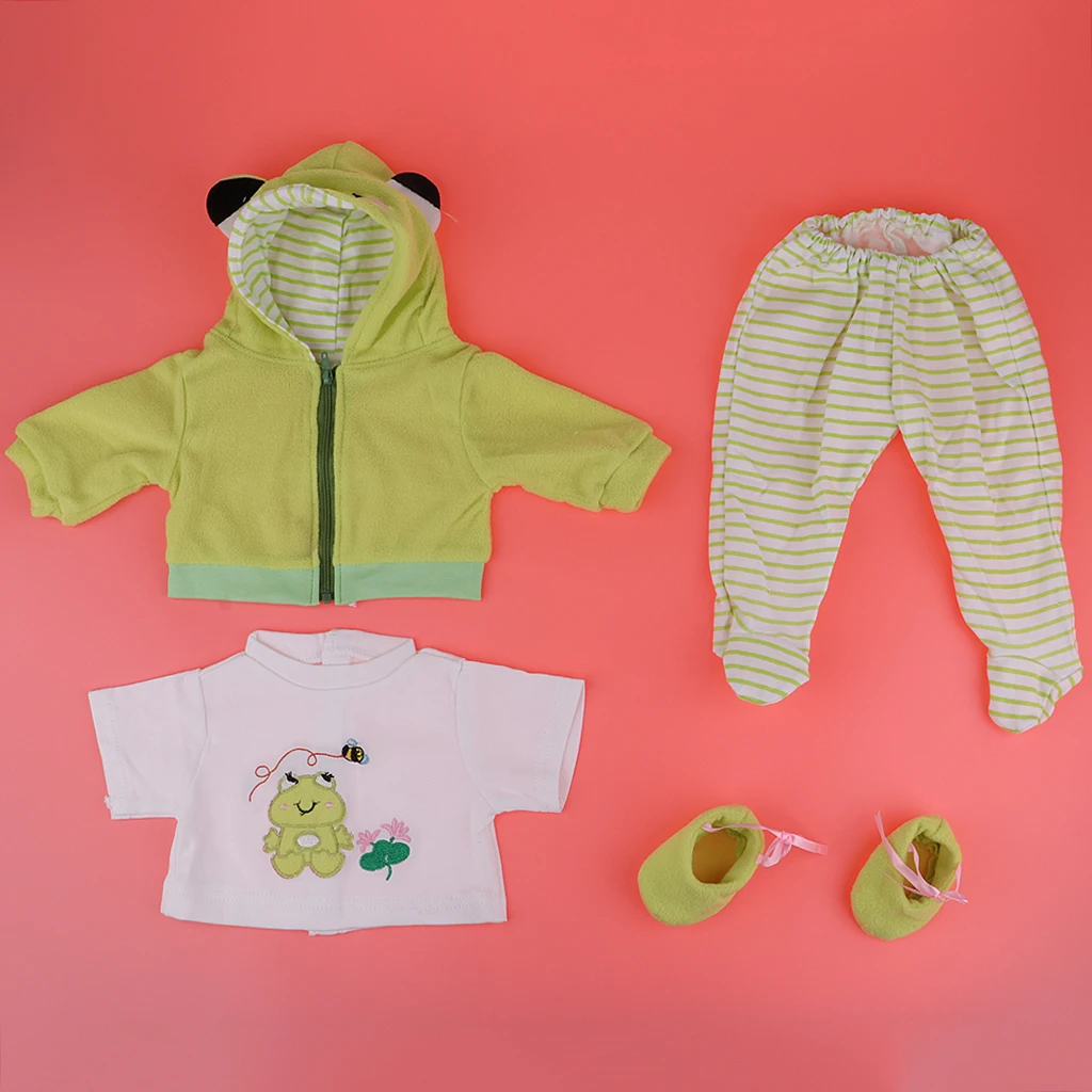22-23inch Reborn Dolls Clothes, Cartoon Coat & Shirt & Pants & Shoes Outfits - for Newborn Baby Doll Lifelike
22-23inch Reborn Dolls Clothes, Cartoon Coat & Shirt & Pants & Shoes Outfits - for Newborn Baby Doll Lifelike
