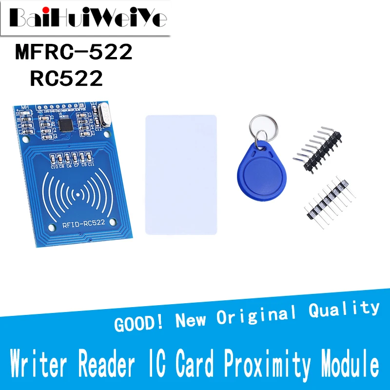 

1SET MFRC-522 RC-522 RC522 Antenna RFID IC Wireless Module For Arduino IC KEY SPI Writer Reader IC Card Proximity Module