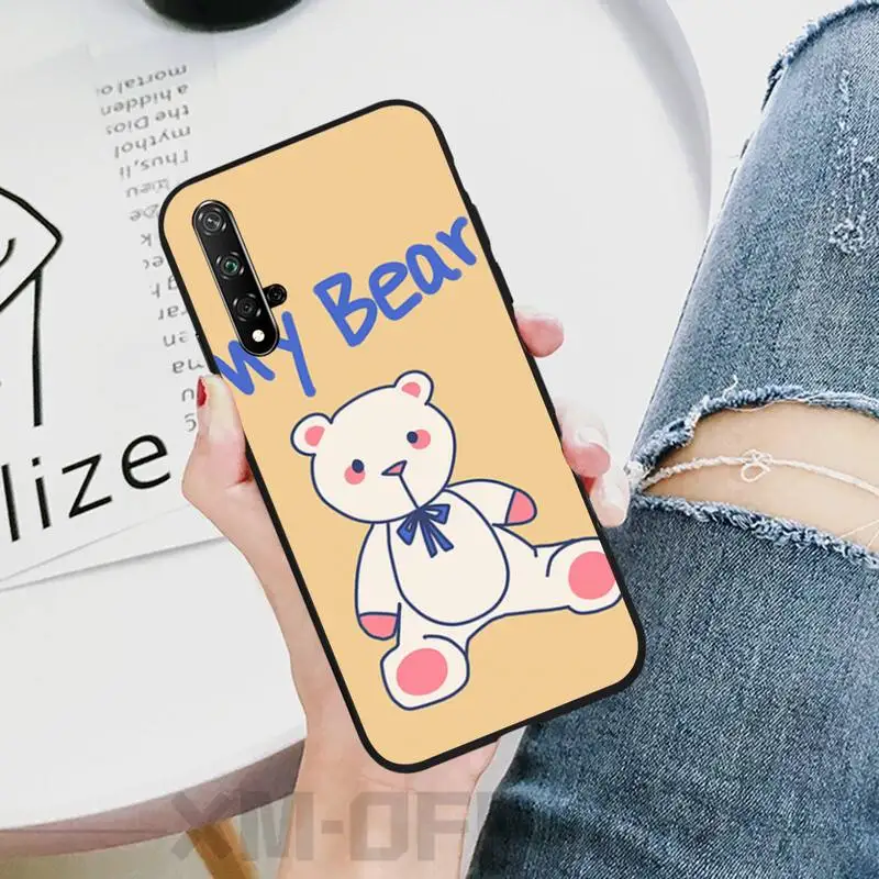Lovely popular Bear Case for Huawei p30 p20 p40 E Pro Lite p smart s 2020 y8p y6p y7 Cover Nova 5t Mate 10 20 30 Lite
Lovely popular Bear Case for Huawei p30 p20 p40 E Pro Lite p smart s 2020 y8p y6p y7 Cover Nova 5t Mate 10 20 30 Lite
