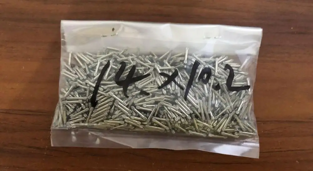 1000pcs 1.7*13.3mm 304L Stainless Steel Double Knurled Pins Replacement for Rx Bracelet Selet Sizes
1000pcs 1.7*13.3mm 304L Stainless Steel Double Knurled Pins Replacement for Rx Bracelet Selet Sizes