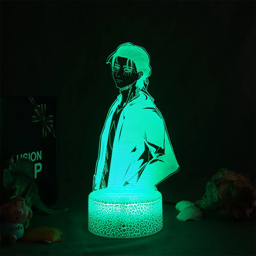 Eren Yeager Jaeger !3D Lamp Attack on Titan 4 Anime Figure Led Night Light Manga RGB Gift Shingeki No Kyojin Bedroom Table Decor
Eren Yeager Jaeger !3D Lamp Attack on Titan 4 Anime Figure Led Night Light Manga RGB Gift Shingeki No Kyojin Bedroom Table Decor