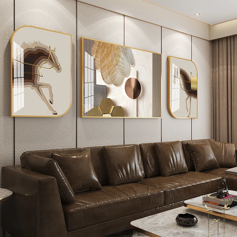 Rectangle Living Room Decorative Painting Abstract Art Pattern Triptych Mural Sofa Background Moisture-proof Hanging Painting
Rectangle Living Room Decorative Painting Abstract Art Pattern Triptych Mural Sofa Background Moisture-proof Hanging Painting