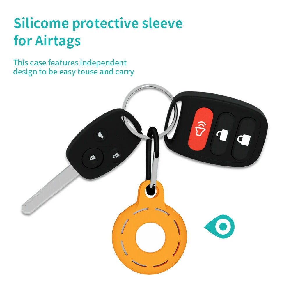 Silicone Protective Case On For Apple Airtags Locator Tracker Cover Protective Case Full Protection For Air Tags Track Shell 
Silicone Protective Case On For Apple Airtags Locator Tracker Cover Protective Case Full Protection For Air Tags Track Shell