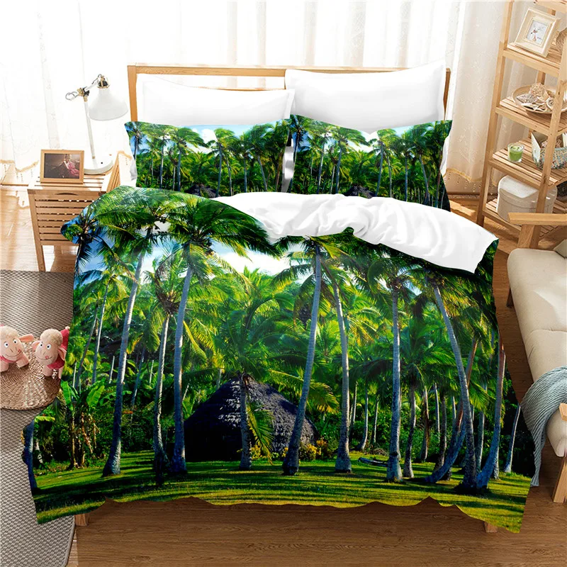 Coconut Tree Bedding Set For Bedroom Soft Bedspreads For Bed Home Comefortable Duvet Cover Quality Quilt Cover And Pillowcase
Coconut Tree Bedding Set For Bedroom Soft Bedspreads For Bed Home Comefortable Duvet Cover Quality Quilt Cover And Pillowcase