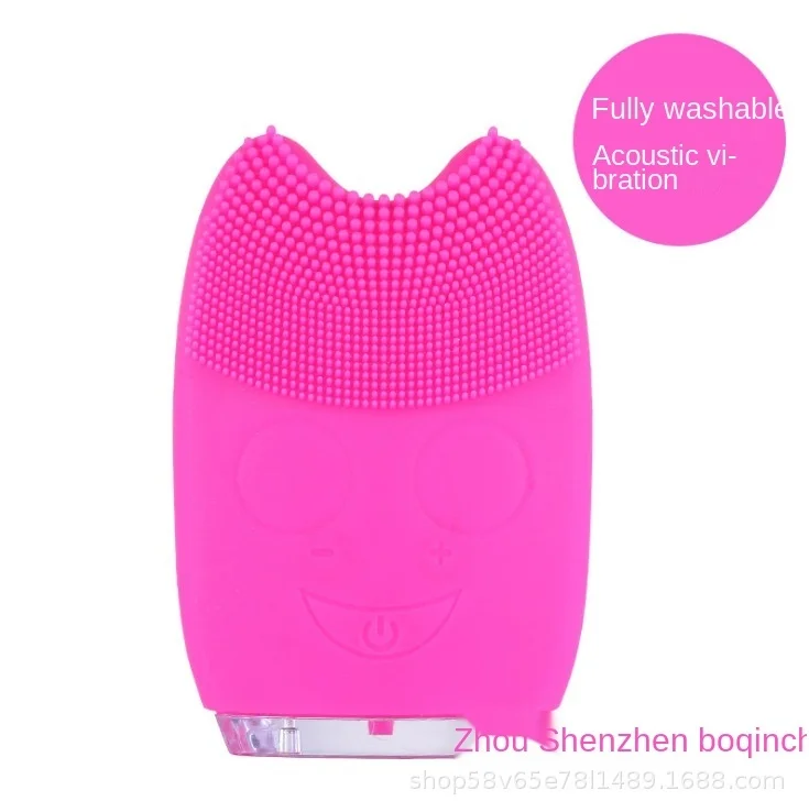 New charging built-in ultrasonic electric cleanser, face lotion and silicone face brush
New charging built-in ultrasonic electric cleanser, face lotion and silicone face brush