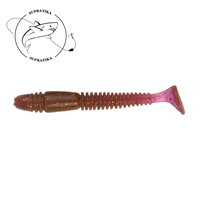 1Piece 75mm 3.1g Rotate T Tail Stripe Soft Bait Fishing Lure Fishing Tackle Silicon Bass Hooks Smell Baits For Sea River Pesca
1Piece 75mm 3.1g Rotate T Tail Stripe Soft Bait Fishing Lure Fishing Tackle Silicon Bass Hooks Smell Baits For Sea River Pesca