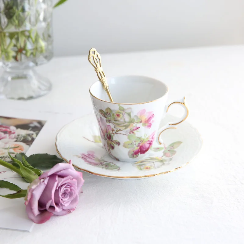 French Tea Cup Saucer Set Porcelain Coffee Set Tea Set Coffee Cup Saucer Spoon Set Household Office Coffee Supplier
French Tea Cup Saucer Set Porcelain Coffee Set Tea Set Coffee Cup Saucer Spoon Set Household Office Coffee Supplier