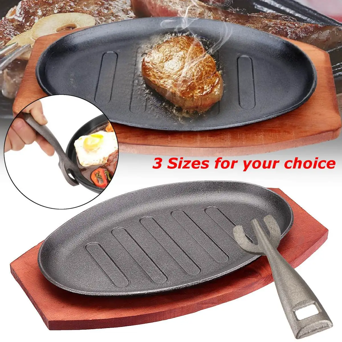 3 size cast iron steak stove teppanyaki large plate teppanyaki grill cooking wooden rack
3 size cast iron steak stove teppanyaki large plate teppanyaki grill cooking wooden rack