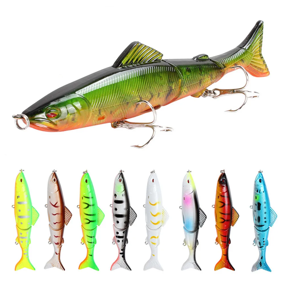 1PCS New Lure Three-section Bait, 13cm/21g Artificial Fake Bait, Plastic Bionic Hard Bait, Underwater Wobbler, Fishing Gear
1PCS New Lure Three-section Bait, 13cm/21g Artificial Fake Bait, Plastic Bionic Hard Bait, Underwater Wobbler, Fishing Gear