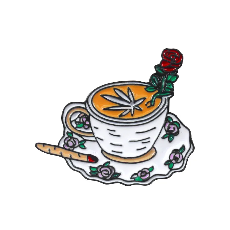 Exquisite Romantic Coffee Cup OK Hand Retro Cartoon Pins DIY Popular Collection Badge Brooch
Exquisite Romantic Coffee Cup OK Hand Retro Cartoon Pins DIY Popular Collection Badge Brooch