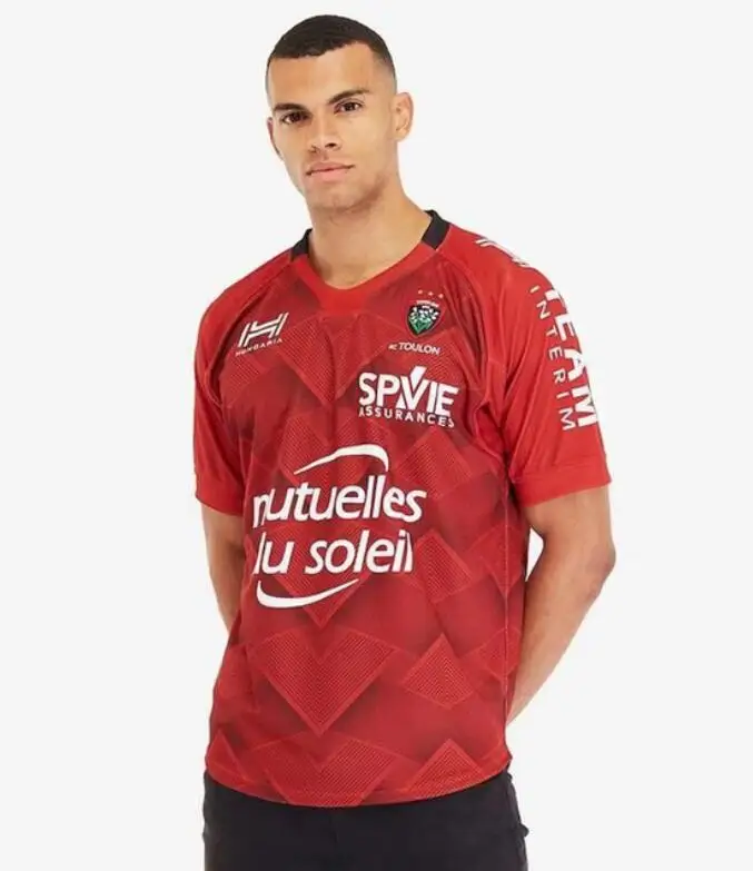 2019 2020 Toulon домашний Регби Джерси размер S 5XL|Майки для регби| |
