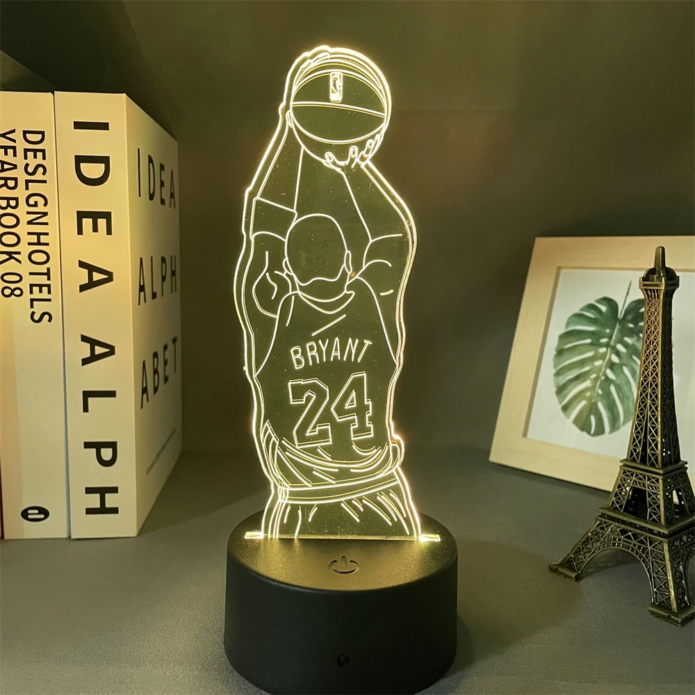 Basketball Star Figure Kobe Bryant Led Night Lights Birthday Cool Gift For Friend Lava Lamp Bedroom Table Decoration Black Mamba
Basketball Star Figure Kobe Bryant Led Night Lights Birthday Cool Gift For Friend Lava Lamp Bedroom Table Decoration Black Mamba