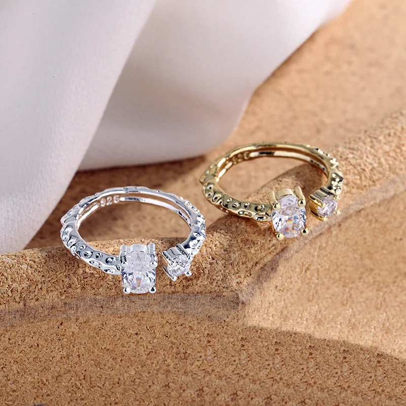 New Shining Irregular Geometric Oval Opening Adjustable Texture Gold Silver Color Ring For Women Bridal Wedding Accessories Gift 
New Shining Irregular Geometric Oval Opening Adjustable Texture Gold Silver Color Ring For Women Bridal Wedding Accessories Gift