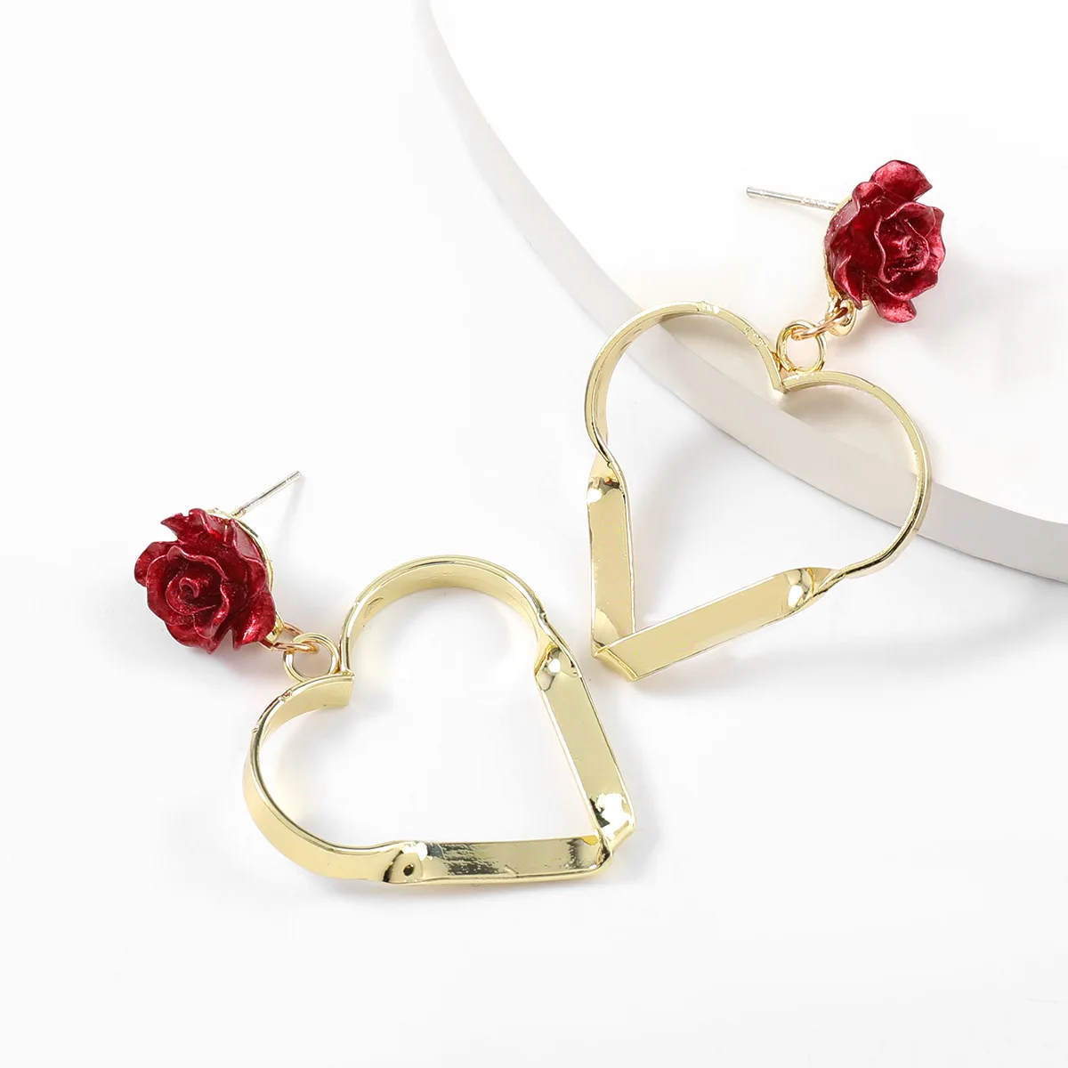New Fashion Resin Flowers Alloy Hollow Heart Drop Brincos Femme Bijoux Trendy Party Jewelry For Women Statement Dangle Earring
New Fashion Resin Flowers Alloy Hollow Heart Drop Brincos Femme Bijoux Trendy Party Jewelry For Women Statement Dangle Earring