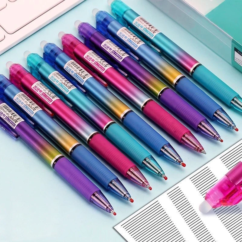 4pcs/set Erasable refill 0.5mm press gel pen black/blue/light blue ink Cute cartoon school supplies stationery Suitable for offi
4pcs/set Erasable refill 0.5mm press gel pen black/blue/light blue ink Cute cartoon school supplies stationery Suitable for offi