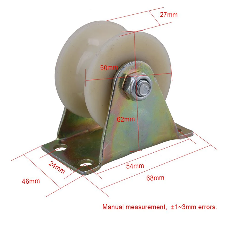 2Pcs 2 Inch 45 Steel Nylon U Groove Track Roller Rigid Caster Wheel for Industrial Machines Carts 150KG
2Pcs 2 Inch 45 Steel Nylon U Groove Track Roller Rigid Caster Wheel for Industrial Machines Carts 150KG
