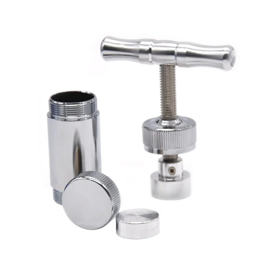 Metal Screws Pipe Weed Storage Pollen Presser Compressor Portable Smoking Pipes Best Gift Smoking Accessories Cigarette Holder
Metal Screws Pipe Weed Storage Pollen Presser Compressor Portable Smoking Pipes Best Gift Smoking Accessories Cigarette Holder