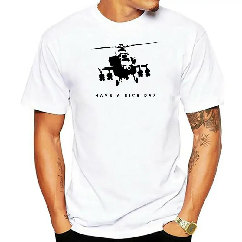 2019 New Hot Sale Men T-shirt Banksy Have A Nice Day War Chopper Art Graffiti T Shirt Tshirt Mens Womens Gift
2019 New Hot Sale Men T-shirt Banksy Have A Nice Day War Chopper Art Graffiti T Shirt Tshirt Mens Womens Gift