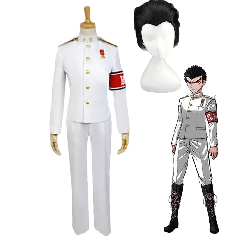 Костюмы для косплея Dangan Ronpa Kiyotaka Ishimaru, мужская униформа, пальто, штаны, полный комплект, черные парики, обувь Cos, одежда
Костюмы для косплея Dangan Ronpa Kiyotaka Ishimaru, мужская униформа, пальто, штаны, полный комплект, черные парики, обувь Cos, одежда