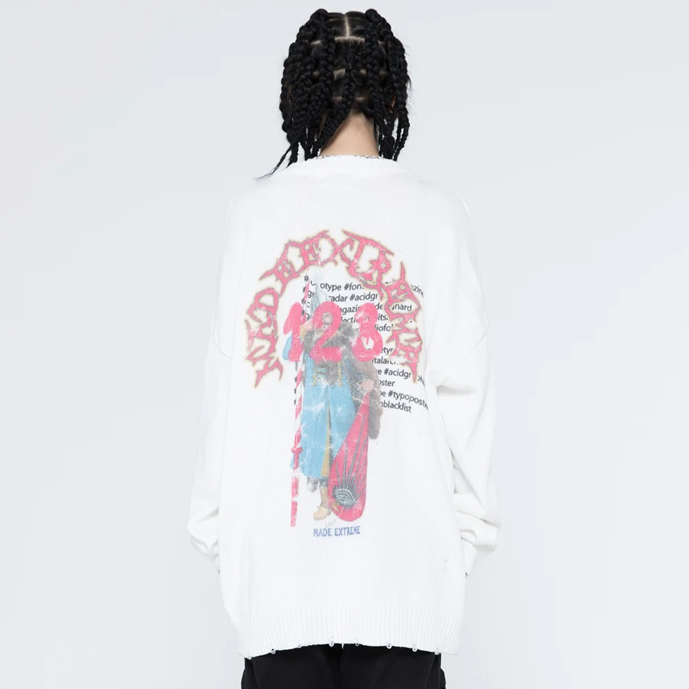 Мужской Свитер оверсайз в стиле хип-хоп, вязаный пуловер с надписью людей в стиле Харадзюку, модная винтажная уличная одежда в готическом ст...
Мужской Свитер оверсайз в стиле хип-хоп, вязаный пуловер с надписью людей в стиле Харадзюку, модная винтажная уличная одежда в готическом ст...