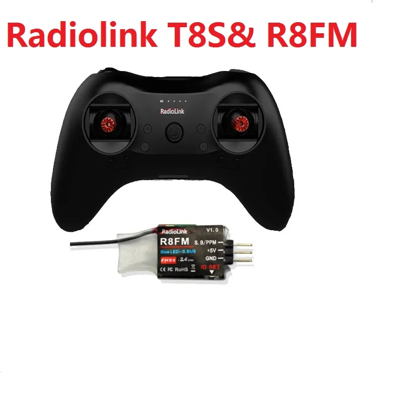 Radiolink T8S FHSS 8CH Mode2 Bluetooth версия RC ручка передатчик с R8FM 2,4 GHz приемник Поддержка S-BUS PPM для дрона с дистанционным управлением 
Radiolink T8S FHSS 8CH Mode2 Bluetooth версия RC ручка передатчик с R8FM 2,4 GHz приемник Поддержка S-BUS PPM для дрона с дистанционным управлением