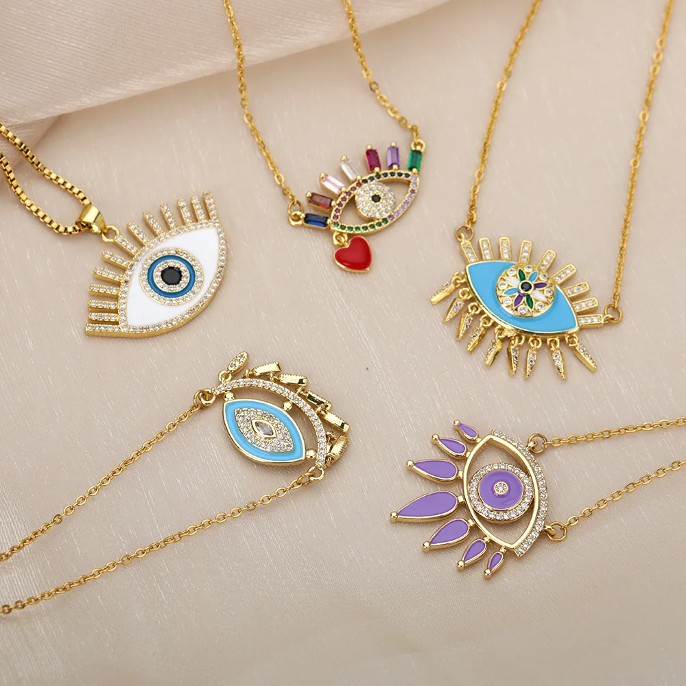 Vintage Crystal Demon Eye Necklace For Women Multicolor Enamel Heart Necklace Fashion Creativity Jewelry Gift Turkey Choker BFF
Vintage Crystal Demon Eye Necklace For Women Multicolor Enamel Heart Necklace Fashion Creativity Jewelry Gift Turkey Choker BFF