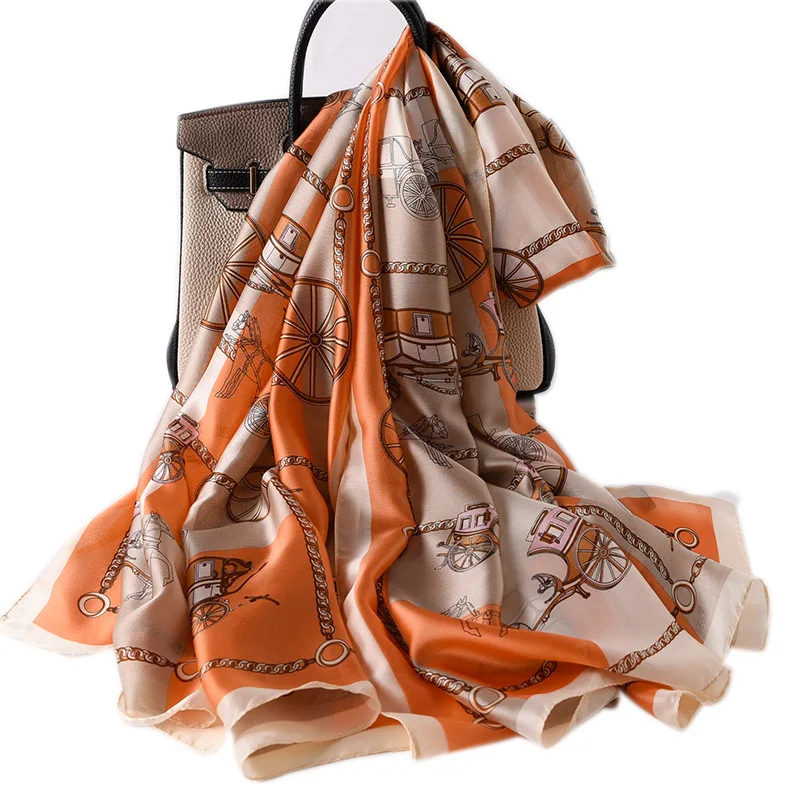 2020 Luxury Silk Scarf Women Foulard Hijab Scarves Neck Wraps Beach Stole Female Pashmina Shawl
2020 Luxury Silk Scarf Women Foulard Hijab Scarves Neck Wraps Beach Stole Female Pashmina Shawl