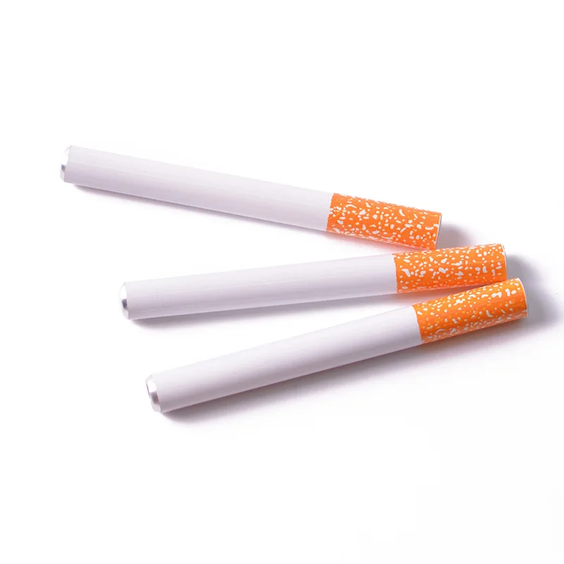 High Quality Length 78mm Aluminum alloy Pipes Creative Metal Cigarette Shaped Smoking Pipe Herb Cigarette Accessories
High Quality Length 78mm Aluminum alloy Pipes Creative Metal Cigarette Shaped Smoking Pipe Herb Cigarette Accessories
