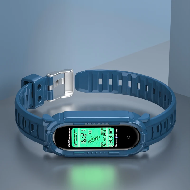 All-in-one Glacier Transparent Strap Suitable For Xiaomi Bracelet 3/4/5/6/NFC Universal Watch Sport Rubber Electronic Wind Strap
All-in-one Glacier Transparent Strap Suitable For Xiaomi Bracelet 3/4/5/6/NFC Universal Watch Sport Rubber Electronic Wind Strap
