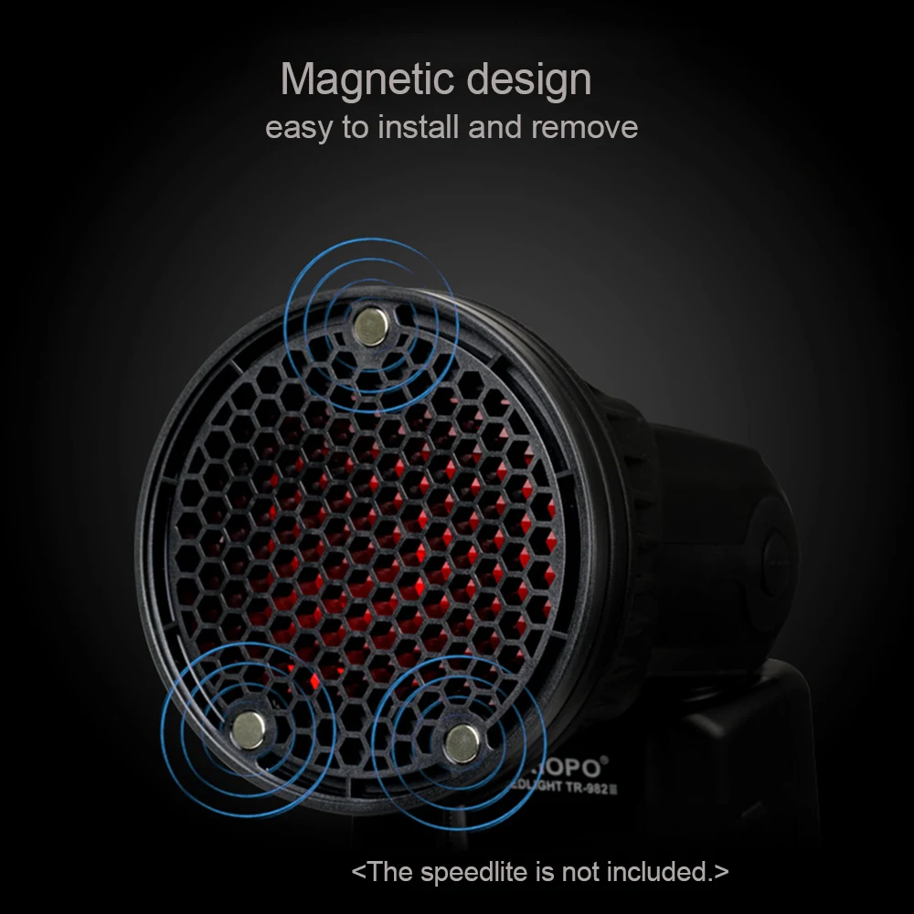 Набор аксессуаров для модификатора вспышки TRIOPO Speedlite с магнитным универсальным