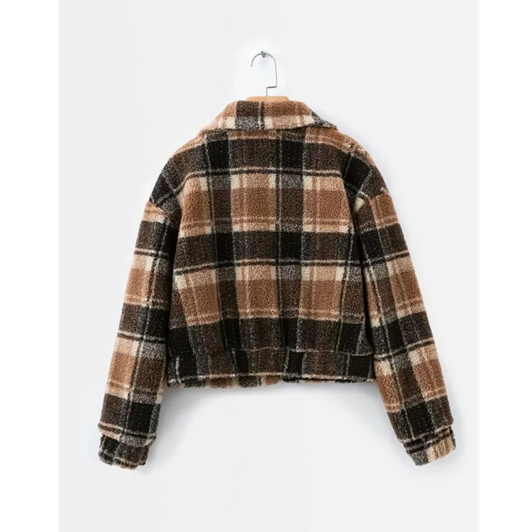 Zoulv 2020 Classic Autumn / Winter New Lamb Fur Jacket Women's Fashion Street British Lapel Plaid Zipper Mao Jacket Top Coat
Zoulv 2020 Classic Autumn / Winter New Lamb Fur Jacket Women's Fashion Street British Lapel Plaid Zipper Mao Jacket Top Coat