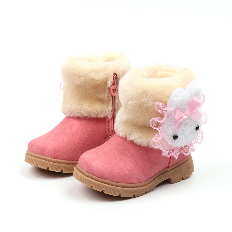 Girls Winter Boots Warm Cotton Children Snow Boots Fashion Kids Rubber Boots with Cartoon Rabbit Princess Sweet Toddlers 21-30
Girls Winter Boots Warm Cotton Children Snow Boots Fashion Kids Rubber Boots with Cartoon Rabbit Princess Sweet Toddlers 21-30