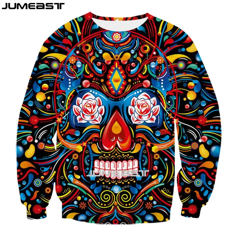 Jumeast Men Women 3D Sweatshirt Dia De Muertos Oversized Streetwear Fashion Long Sleeve T Shirt Spring Autumn Pullover Tops Tees
Jumeast Men Women 3D Sweatshirt Dia De Muertos Oversized Streetwear Fashion Long Sleeve T Shirt Spring Autumn Pullover Tops Tees