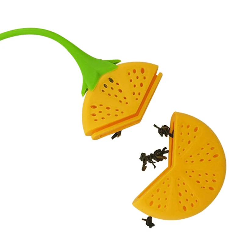 100 шт., Силиконовый Фильтр в форме лимона для заваривания чая 
100 шт., Силиконовый Фильтр в форме лимона для заваривания чая