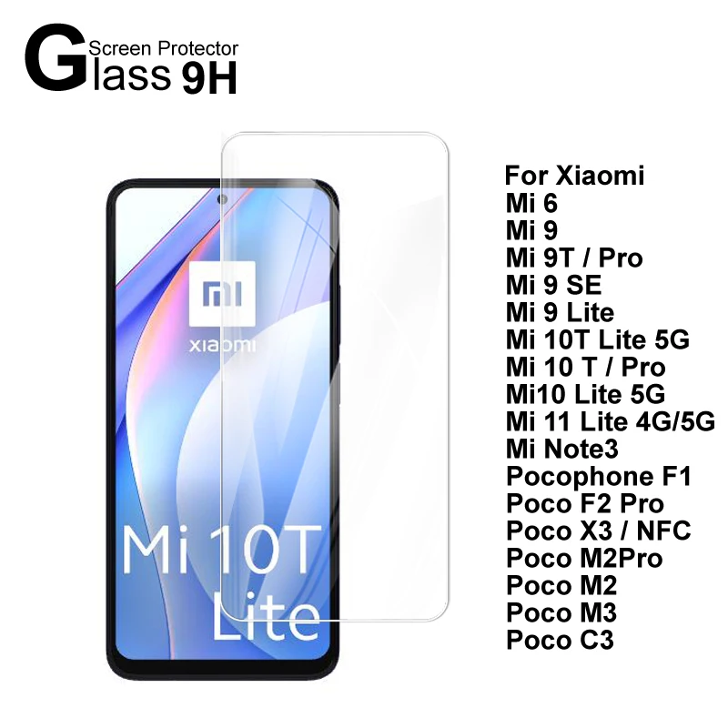 Tempered Glass For Xiaomi Mi 11 10 10T 9 SE 9T Pro Lite Mi Note 3 6 5G Pocophone F1 Poco M3 X3 NFC C3 Screen Protector
Tempered Glass For Xiaomi Mi 11 10 10T 9 SE 9T Pro Lite Mi Note 3 6 5G Pocophone F1 Poco M3 X3 NFC C3 Screen Protector
