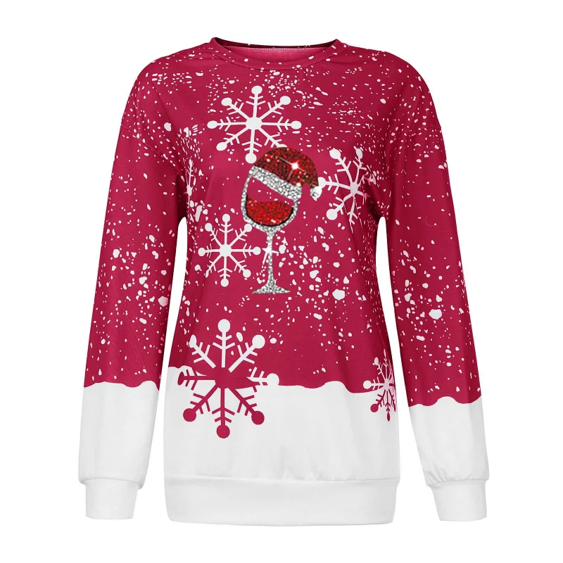Elegant Jacquard Knitted Sweater Women 2021 Winter Christmas Print O-Neck Pullover Tops Female Fashion Long Sleeve Loose Jumpers
Elegant Jacquard Knitted Sweater Women 2021 Winter Christmas Print O-Neck Pullover Tops Female Fashion Long Sleeve Loose Jumpers