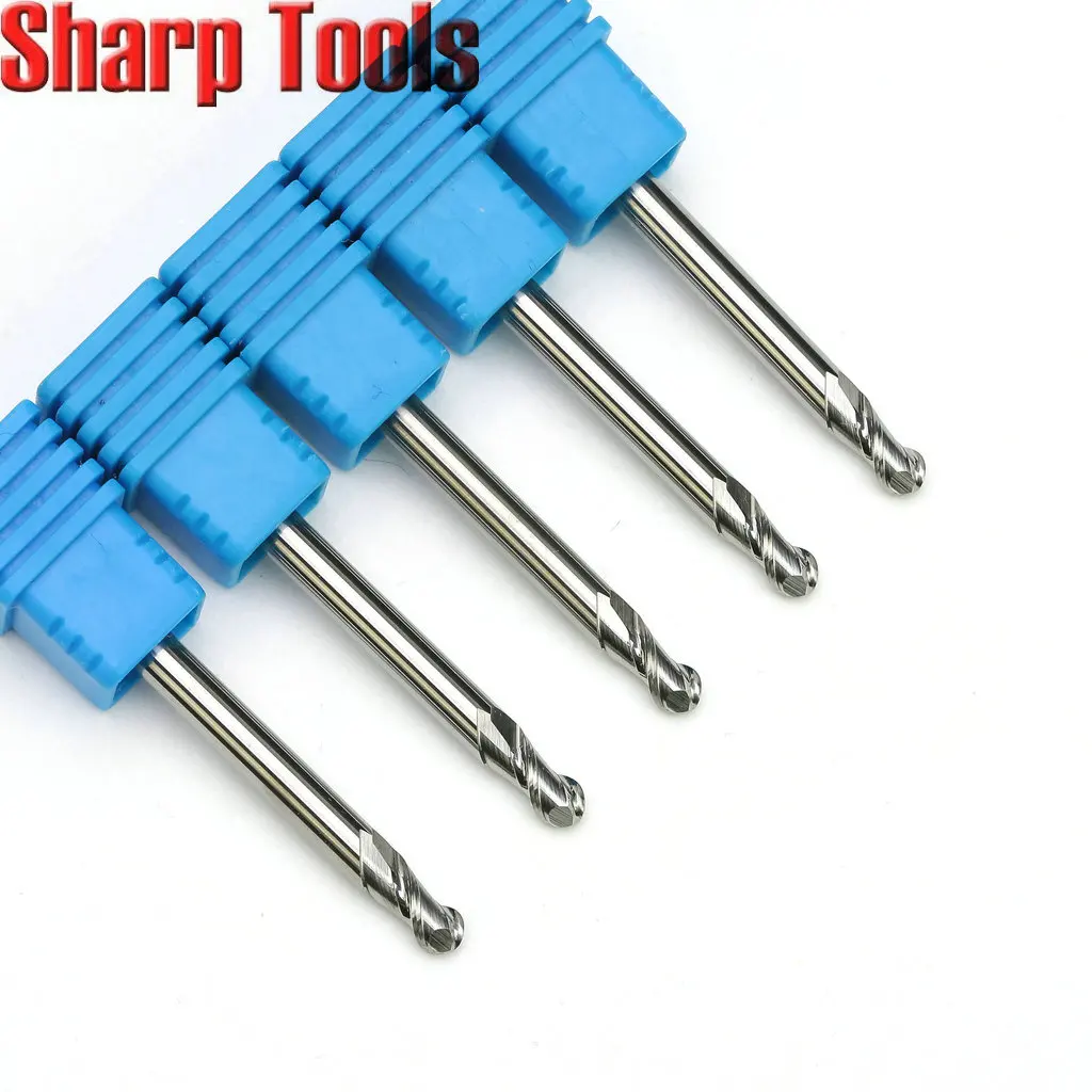 4x12mm 2 Flute Tungsten Carbide Ball Nose End Mill Aluminum Cutter Engraving Bits CNC Router Tools for Cutting Metal Aluminium
4x12mm 2 Flute Tungsten Carbide Ball Nose End Mill Aluminum Cutter Engraving Bits CNC Router Tools for Cutting Metal Aluminium