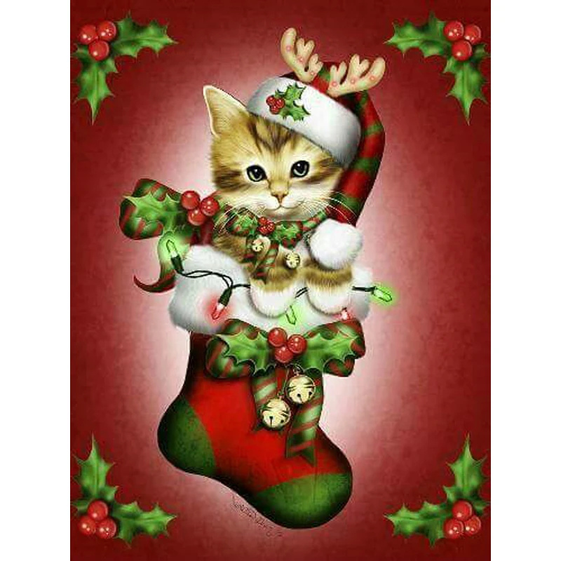 Full 5D Diy Daimond Painting Cross-stitch Socks Kitten 3D Diamond Painting Full Rhinestones Paintings Embroidery Christmas Gift
Full 5D Diy Daimond Painting Cross-stitch Socks Kitten 3D Diamond Painting Full Rhinestones Paintings Embroidery Christmas Gift