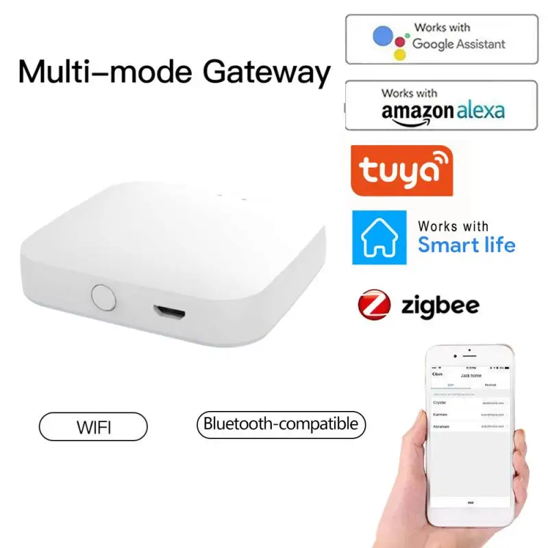 Умный концентратор Tuya ZigBee 3,0, беспроводной мост шлюза для дистанционного управления через приложение, работает с Alexa Google Home Assistant
Умный концентратор Tuya ZigBee 3,0, беспроводной мост шлюза для дистанционного управления через приложение, работает с Alexa Google Home Assistant