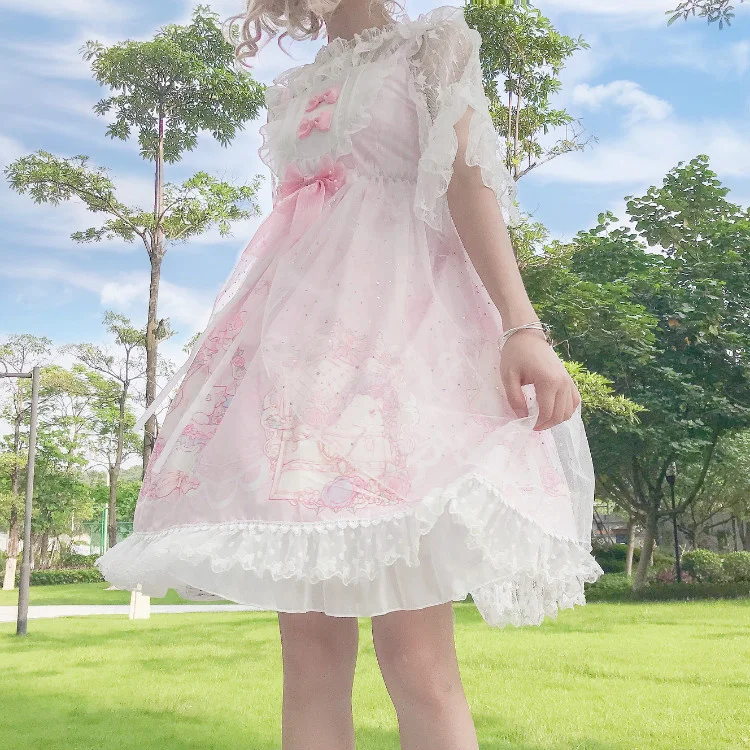Sweet Kawaii Jsk Lolita Dress Women Vintage Victorian Gothic Lady Cat Sleeveless Lace Princess Tea Party Suspender Dresses+Shirt
Sweet Kawaii Jsk Lolita Dress Women Vintage Victorian Gothic Lady Cat Sleeveless Lace Princess Tea Party Suspender Dresses+Shirt
