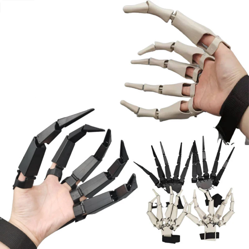 Halloween Decoration Articulated Fingers Flexible Joint Finger Halloween Party Cosplay Costume Props Horror Ghost Gloves -40
Halloween Decoration Articulated Fingers Flexible Joint Finger Halloween Party Cosplay Costume Props Horror Ghost Gloves -40