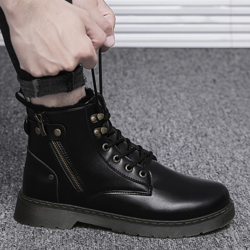 Men's Casual Shoes Trend Ankle Boots Luxury Winter Snow Boots Fashion Short Boots Men High Top Shoes Popular Boots
Men's Casual Shoes Trend Ankle Boots Luxury Winter Snow Boots Fashion Short Boots Men High Top Shoes Popular Boots
