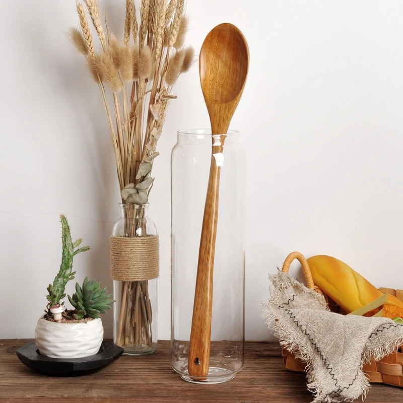 16.5 inch Wood Spoon Long Handled Wooden Spoon For Cooking And Stirring Kitchen Utensil
16.5 inch Wood Spoon Long Handled Wooden Spoon For Cooking And Stirring Kitchen Utensil