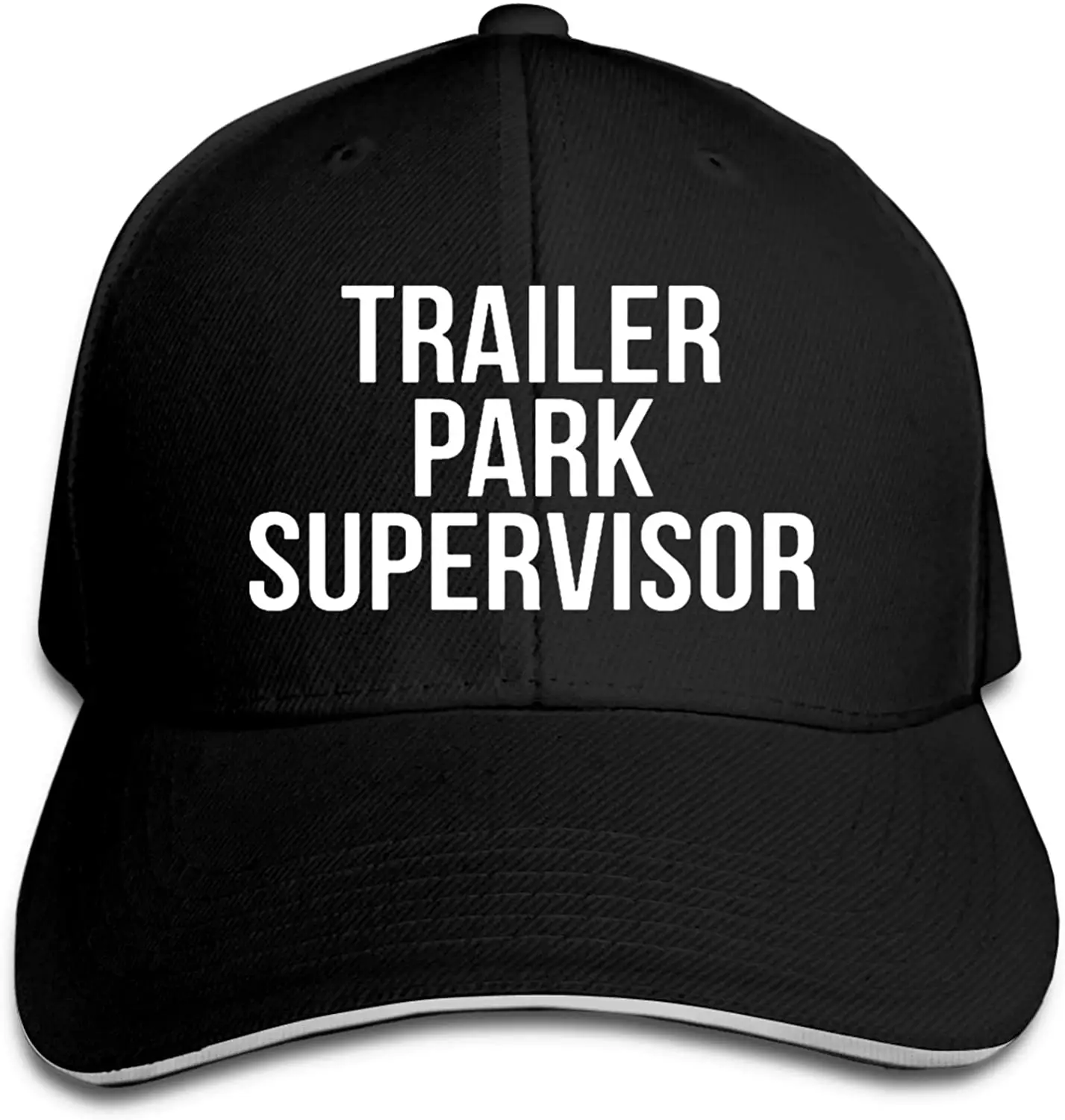 Trailer Park Supervisor Sandwich Hat Printed Baseball Cap Headgear Unisex Outdoor Casquette Black
Trailer Park Supervisor Sandwich Hat Printed Baseball Cap Headgear Unisex Outdoor Casquette Black