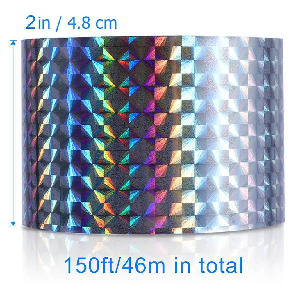 Bird Repellent Scare Tape Reflective Repeller Ribbon Pest Control Deterrent for Garden DSD666
Bird Repellent Scare Tape Reflective Repeller Ribbon Pest Control Deterrent for Garden DSD666