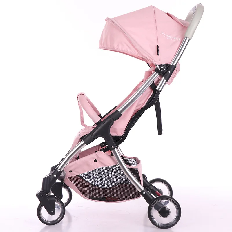 

Infant Stroller Baby Four-wheeled Stroller Can Sit Semi-lying Baby Infant Child Pocket Umbrella Car New Cute Strollers Portable