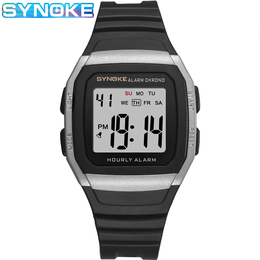 SYNOKE Watch For Men Multifunctiona Sports Casual Led Digital Watch Soft Rubber Band Wrist Watches Men Clock Relogio Masculino
SYNOKE Watch For Men Multifunctiona Sports Casual Led Digital Watch Soft Rubber Band Wrist Watches Men Clock Relogio Masculino