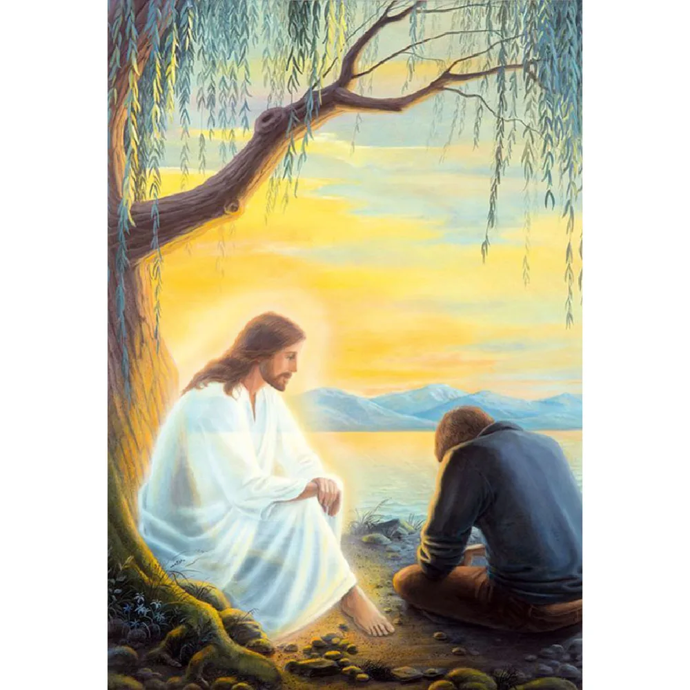 5D DIY Poured Glue Diamond Painting Kits Scalloped Edge Full Round Square with AB Drills Jesus Mosaic Religion Children Art
5D DIY Poured Glue Diamond Painting Kits Scalloped Edge Full Round Square with AB Drills Jesus Mosaic Religion Children Art