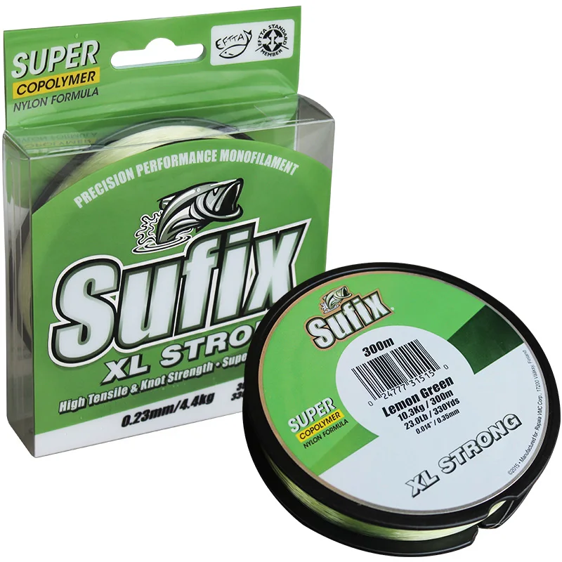 Оригинальная рыболовная Леска Sufix XL, прочная нейлоновая приманка, специальная леска для морской рыбалки
Оригинальная рыболовная Леска Sufix XL, прочная нейлоновая приманка, специальная леска для морской рыбалки