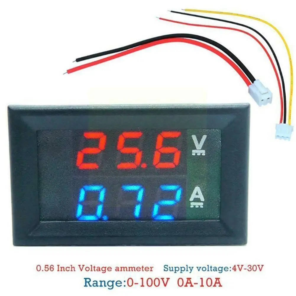 1PC DC 0-100V 10A 50A 100A LED Screen Dual Digital Voltmeter Current Voltage Display Panel Gauge U0R2
1PC DC 0-100V 10A 50A 100A LED Screen Dual Digital Voltmeter Current Voltage Display Panel Gauge U0R2